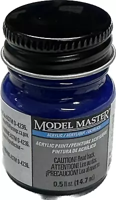 Testors Model Master Insignia Blue 4742 Flat Acrylic .5 Ounce; Out Of Production • $10.29