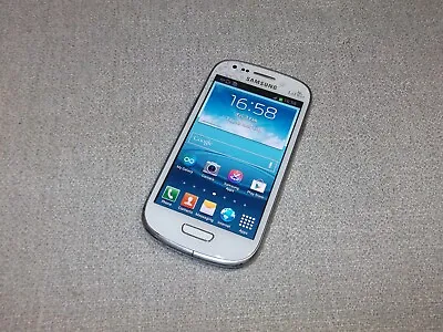 Samsung Galaxy S III Mini GT-I8190N - 8GB - White La Fleur (Unlocked) Smartphone • £17.99