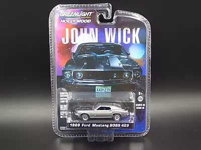 1/64 Hollywood Series 18 John Wick Movie (2014) 1969 Ford Mustang Boss 429 Die C • $28.29