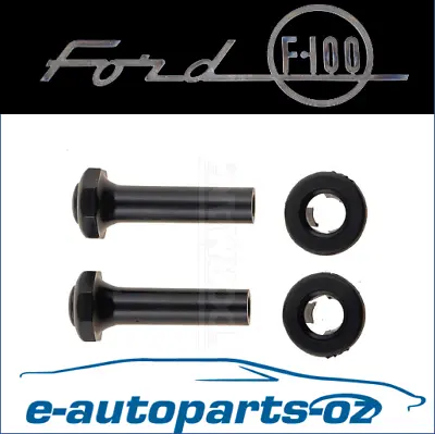 $20 • Buy Ford F100 F150 F250 F350 Bronco Mustang Black Door Lock Knob Set (2) 1974-80