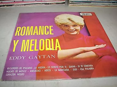 EDDY GAYTAN ROMANCE Y MELODIA LP NM Discos Regis R-3014 Mexico Pressing • $11.95