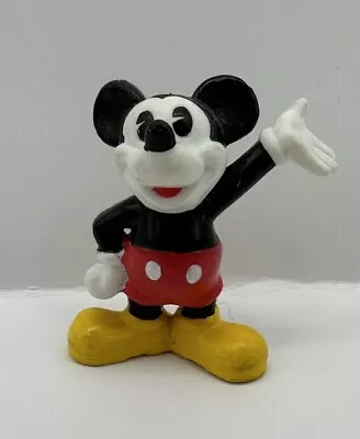 Vintage Mickey Mouse Figurine  PVC Disney Classic Collectible • $8