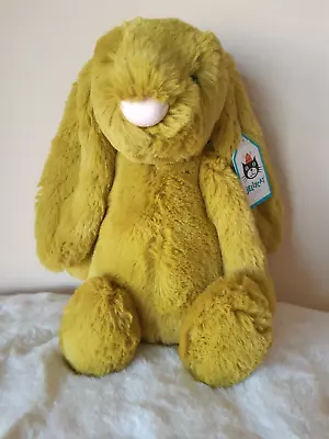 BNWT Jellycat Medium Bashful Zingy Bunny   New With Tags • £28.99