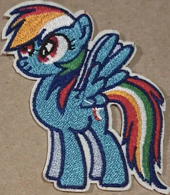My Little Pony Rainbow Dash Embroidered Iron On Patch • $7