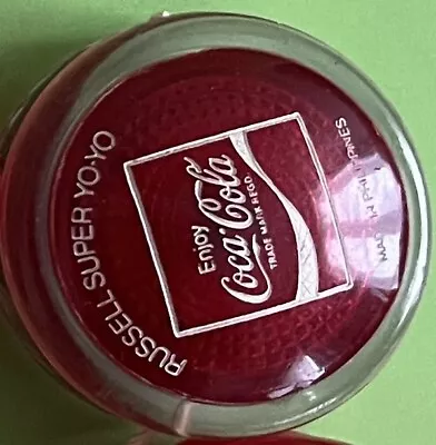 Vintage Coca-Cola Russell Super Yo-Yo 1970s Made In Philippines Clear Rims • $170