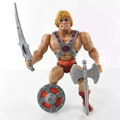 Vintage HE-MAN Masters Of The Universe MOTU Soft Head 100% COMPLETE Taiwan 1981 • $99.88