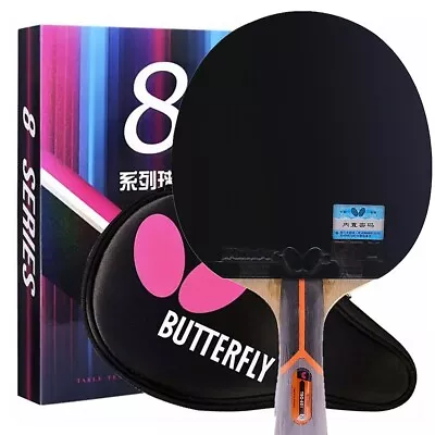 Butterfly 801 Long Handle Table Tennis Ping Pong Paddle Racket Bat Shakehand FL • $132.99