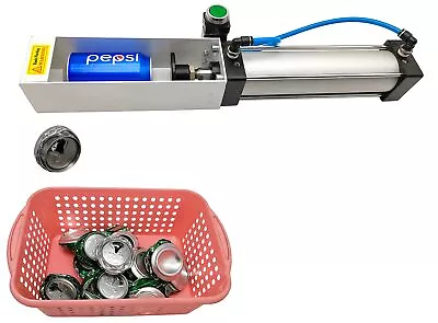 NKAIKE Aluminum Can Crusher Heavy Duty Pneumatic Cylinder Soda Beer Can Crush... • $78.19