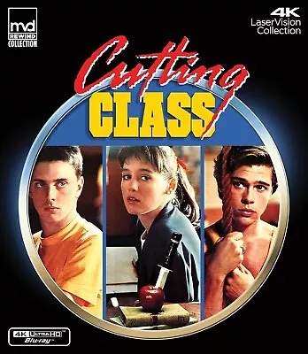 Cutting Class (1989) - 4K UHD Blu-ray - New & Sealed - Brad Pitt - With Slip • £30.99