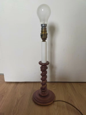 £24.99 • Buy Vintage Barley Twist Candlestick Lamp