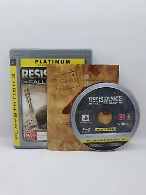 Resistance Fall Of Man (Sony Playstation PS3) Complete With Manual | Free Post • $8.99