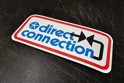 Repro DIRECT CONNECTION  Vintage Racing Decal Sticker MOPAR DODGE HEMI Charger • $3.25