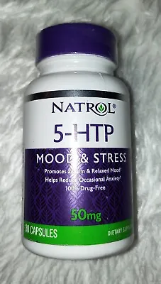 Natrol 5-HTP Only Mood & Stress Support 50 Mg 30 Caps EXP 03/24 • $8.49