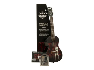 $199 • Buy Elvis Viva Las Vegas Concert Ukulele - Learn To Play Starter Kit | Kala