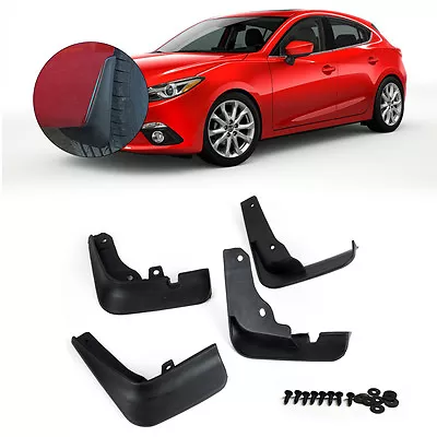 MUD FLAPS FLAP SPLASH GUARDS MUDGUARD Fit For Mazda 3 M3 Axela 2014-2017 • $18.95