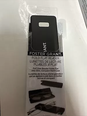 1 Pair Foster Grant  Reading Glasses Micro Reader  Case +3.75 • $17.44