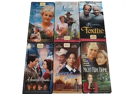 Lot Of 6 Hallmark Hall Of Fame (VHS) A Season For Miracles Foxfire Sarah Plain • $11.94