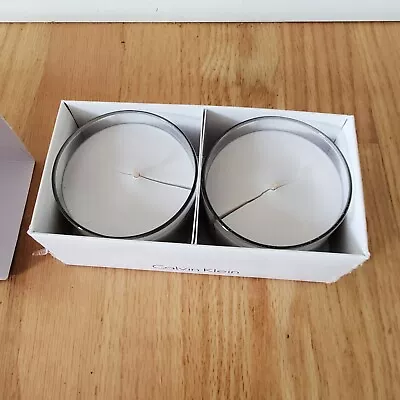 Calvin Klein Scented Lotus Twin Candles In Box RARE  Unused • £37.91