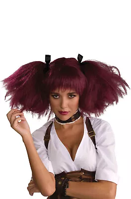 Steampunk Adult Wig (Burgundy) • $18.94