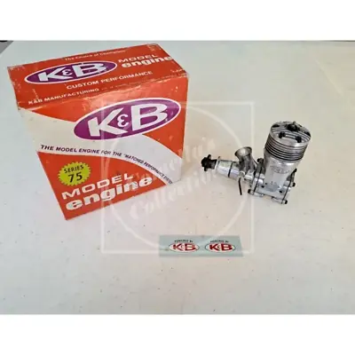 Vintage NOS NIB K&B .35 Series 75 Plain Bearing Nitro Engine #7860 • $159.99