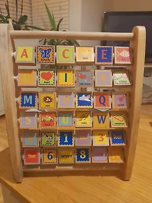 Child's Wooden Alphabet Abacus • £10