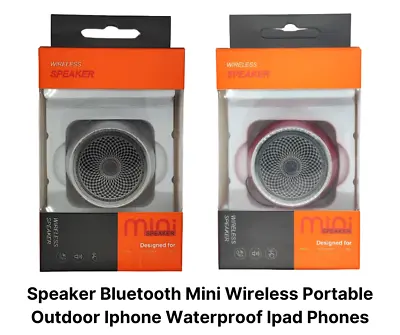 Speaker Bluetooth Mini Wireless Portable Outdoor IPhone Waterproof Ipad Phones • £9.99