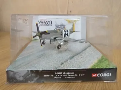 Corgi AA32211 WWII Legends P-51D Mustang 359th FG Lt. Col. A.P. Tacon Jr. D-Day • £32