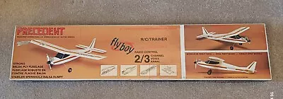 Precedent Fly Boy Radio Control Model Aircraft Trainer Kit. Rare New Condition. • £129