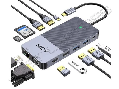 £29.95 • Buy New MCY USB-C USB Type-C Docking Station Triple Video Display For ASUS Laptop