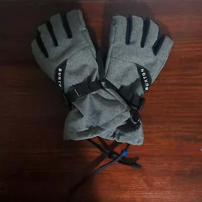 Burton Mens Snowboard Ski Snow Dry-Ride Gloves Gray Heather Size M GREAT! • $49