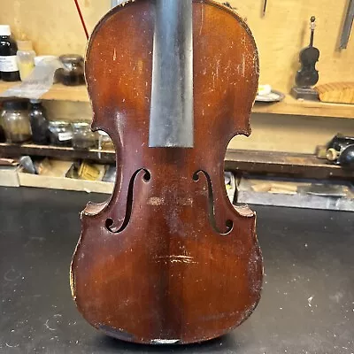 Old Poehland & Fuchs 1929 4/4 Violin For Repair. • $475