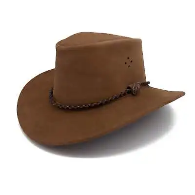 Queenslander Suede Leather Hat • $74.90