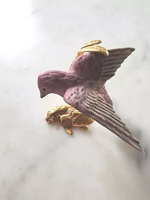 Vintage BOEHM Porcelain Bronze Miniature Bird Figurine Signed • $49.98