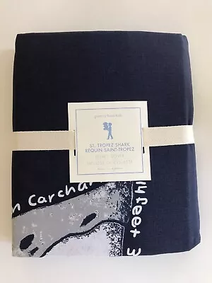 Pottery Barn Kids St. Tropez Shark Duvet - Twin -  NWT • $44.99