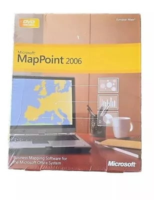 Microsoft Map Points Version 2006 European Edition Dvd Sealed • £40