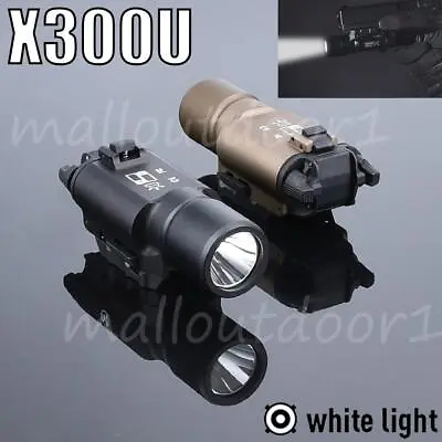 Tactical X300 Pistol Gun Light Weapon Light Lanterna Torch For Rifle Black/DE • $32.99