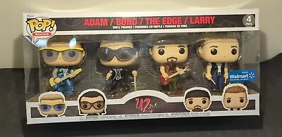 Funko Pop! Rocks: U2 - Adam/Bono/The Edge/Larry 4 Pack Walmart Exclusive New • $34.99