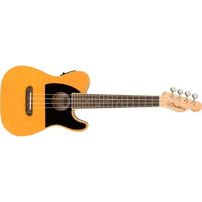 $175.99 • Buy Fender Fullerton Tele Uke Ukulele, Concert Scale, Butterscotch Blonde