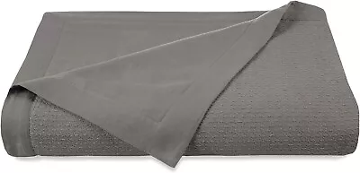 Vellux 100% Cotton 2-in-1 King Sheet Blanket Gray 108  X 90  • $49.99