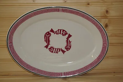 Pipestone Ancient Mimbreno Indian Santa Fe Dining Car Fish Platter 12¼  #2 (S31 • $58.88