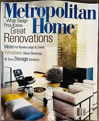 METROPOLITAN HOME Magazine ~ September/October 1997 • $16.98