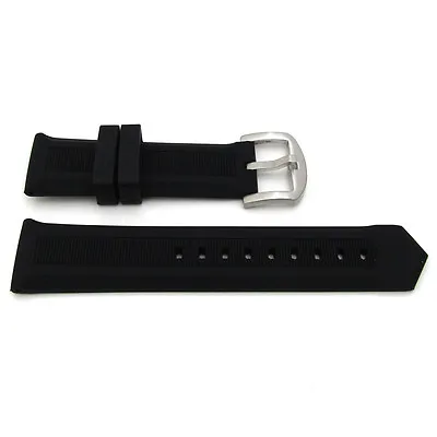 New For TAG HEUER F1 Silicone Diver Rubber Watch Strap Black 24mm Lug Band S34C • £17.99