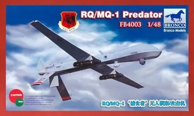 Bronco FB4003 1/48 RQMQ-1 Predator UAV – USA Shipping • $29.89