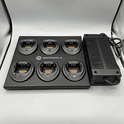 Genuine Motorola Wpln4171ar Multi Unit Battery Charger W/ Power Supply • $289.90