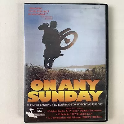 On Any Sunday DVD Motorcycle Motocross Has Tribute To Steve McQueen 1999 • $13.99