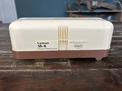 Vintage Lyman Ohaus M5 Precision Loading Scale Gun Powder Grain Ammo Reloading • $80