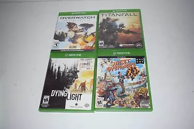 $99.64 • Buy Xbox One Lot- Dying Light- Sunset Overdrive- Titanfall- Overwatch (ruz69)
