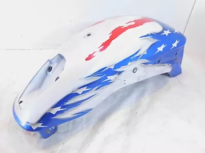 2007 Honda VTX1300 C VTX1300C Red White & Blue American Flag Rear Wheel Fender • $199.99