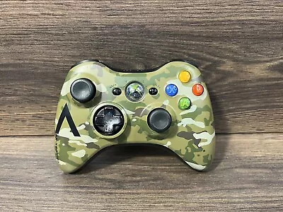 Xbox 360 Wireless Controller Halo 4 Camo Camouflage AN-XBOX360 - Tested/Working • $20.97