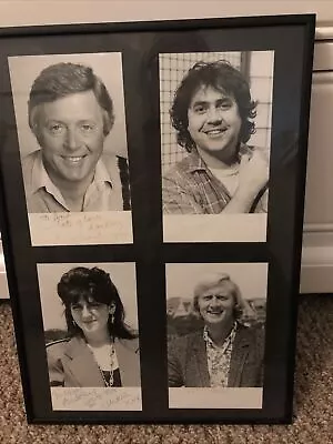 Autographed Celebrity  Photo Collection Black Frame-all From The 6 O’clock Show • £6